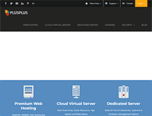 Tablet Screenshot of plusplushosting.net